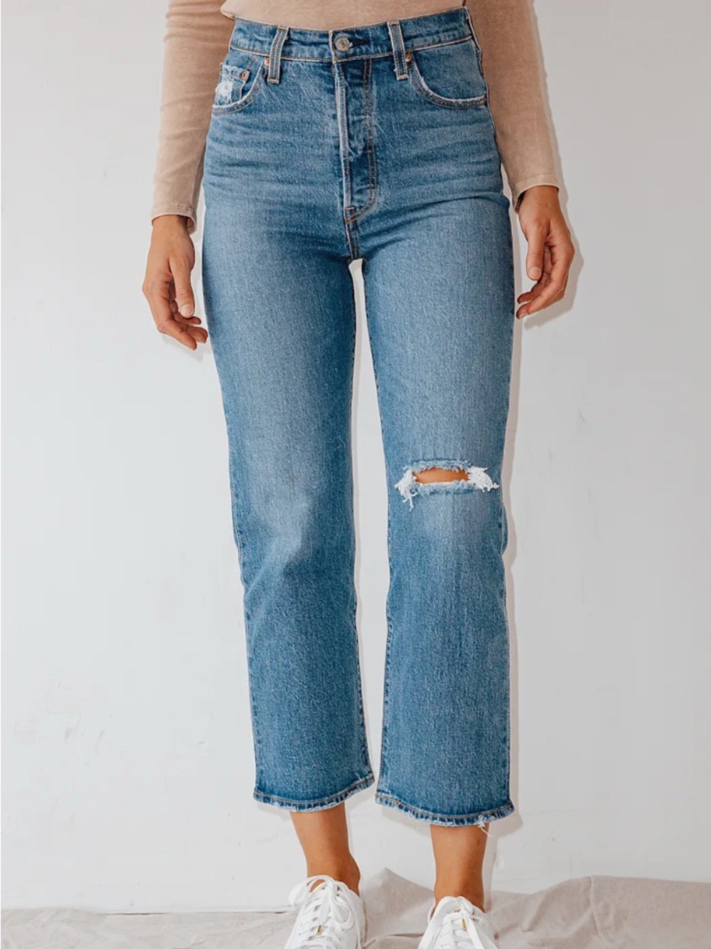 Levi's Ribcage Straight Ankle Jean Size 25